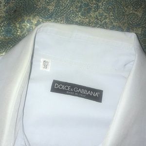 D&G Dolce Gabbana soft blue dress shirt